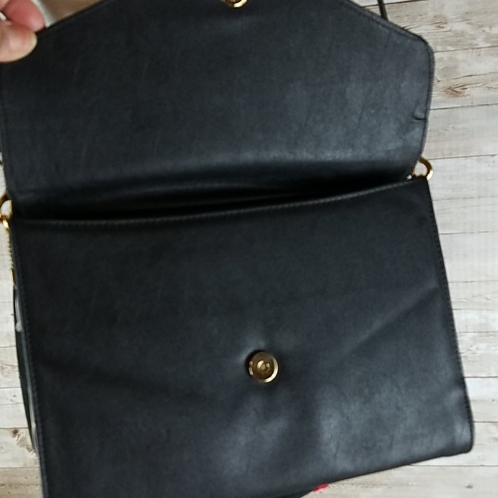 NWT, Tan-Hyde Collection, by Tandem Bags, black. Great For 9- 10" Tablet. - Picture 2 of 6